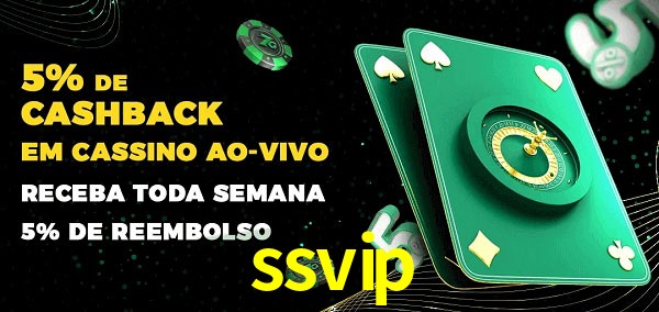 Promoções do cassino ao Vivo ssvip